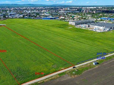 Teren intravilan 5,5 ha industrial deschidere 150 ml soseaua Constantei