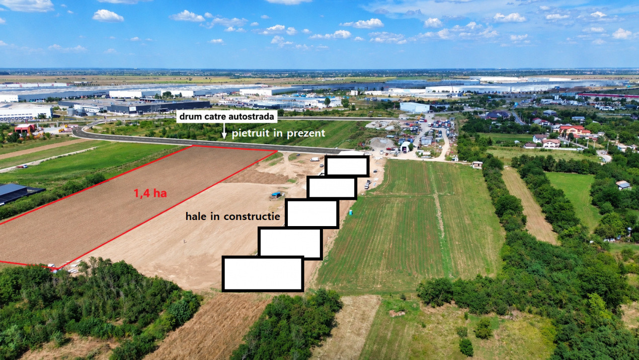 Terenuri de vanzare Bolintin-Deal Central 2